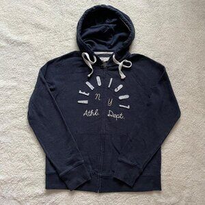 Navy Blue Aeropostale Zip Up Hoodie